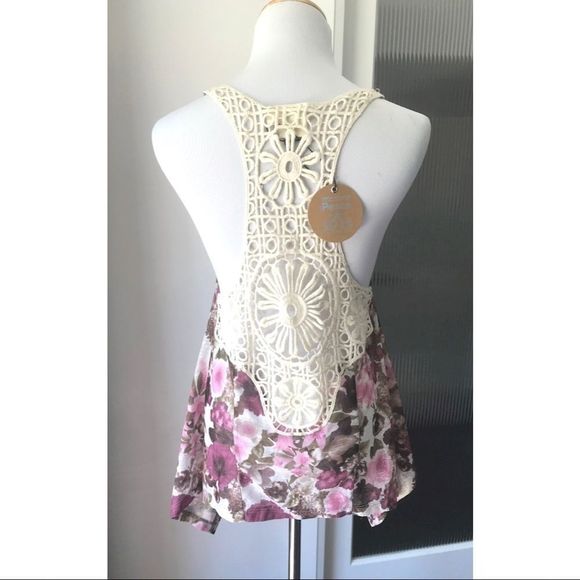 Urban Behaviour boho floral tank - Picture 2 of 6